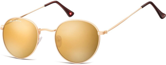 SFE-11373 sunglasses in Matt Gold/Gold Mirror