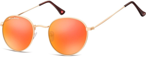 SFE-11373 sunglasses in Matt Gold/Orange Mirror