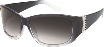 SFE-11374 sunglasses in Black/Clear