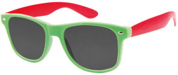 SFE-11381 sunglasses in Green/Red