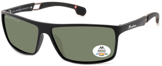 SFE-11402 sunglasses in Black/Green
