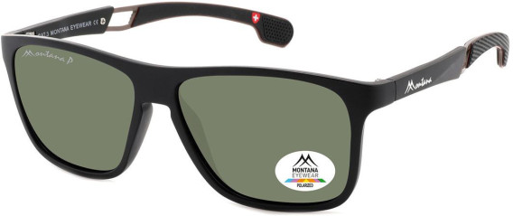 SFE-11403 sunglasses in Black/Green