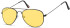 SFE-10613 sunglasses in Black/Yellow