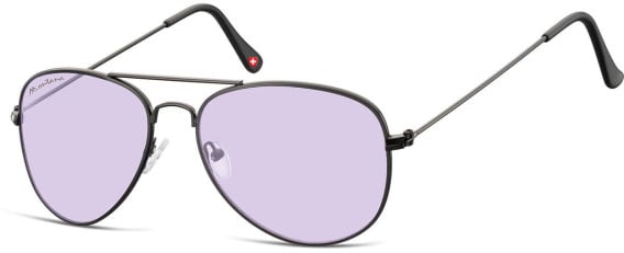 SFE-10613 sunglasses in Black/Purple