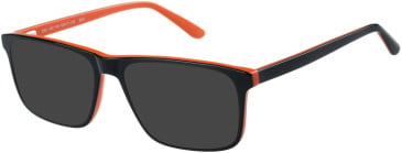 SFE-11404 sunglasses in Black/Red