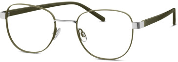 Mini 742030 glasses in Dark Gunmetal/Sage