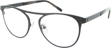 Wolf 6021 glasses in Dark Gunmetal/Brown