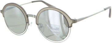 DVF DVF841S sunglasses in Clear Grey/Silver