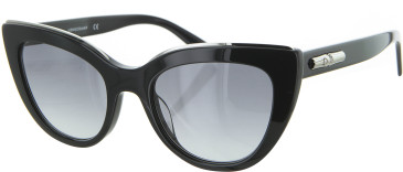 Longchamp LO686S sunglasses in Black/Silver