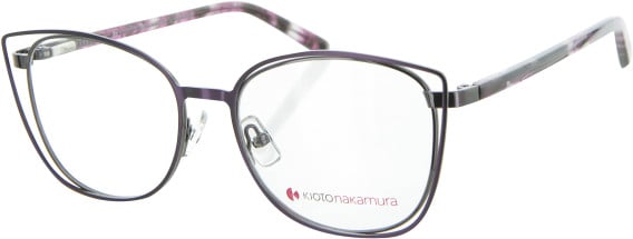KIOTONAKAMURA KNM114 glasses in Dark Purple/Gunmetal