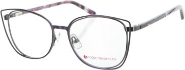 KIOTONAKAMURA KNM114 glasses in Dark Purple/Gunmetal