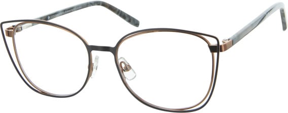 KIOTONAKAMURA KNM114 glasses in Black/Copper