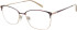 Ruud Van Dyke 1154T glasses in Red/Rose Gold