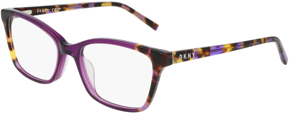 DKNY DK5034 glasses in Amethyst Crystal/Violet Tortoi