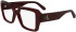 Calvin Klein Jeans CKJ24635 glasses in Burgundy