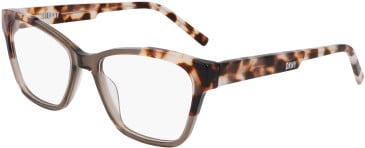 DKNY DK5072 glasses in Smoke Crystal/Milk Tortoise