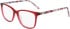 Marchon NYC M-5024 N glasses in Crystal Red/Red Marble