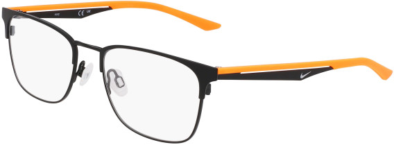 Nike NIKE 4644 glasses in Matte Black/Total Orange