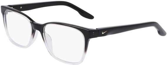 Nike NIKE 7177 glasses in Black/Clear Gradient