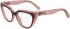 Calvin Klein Jeans CKJ24628 glasses in Burgundy/Blush