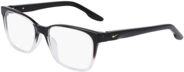 Nike NIKE 7177 glasses in Black/Clear Gradient