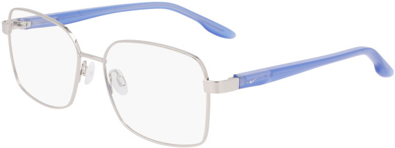 Nike NIKE 8401 glasses in Shiny Silver/Blue