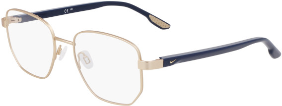 Nike NIKE 8400 glasses in Satin Gold/Armory Navy