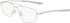 Nike NIKE 8215 glasses in Satin Silver