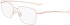 Nike NIKE 8214 glasses in Shiny Rose Gold