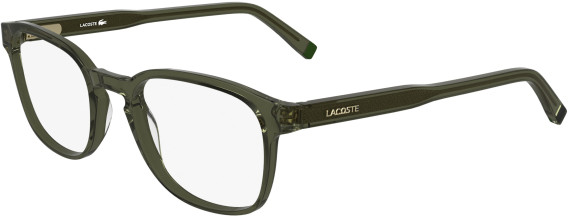 Lacoste L2964 glasses in Transparent Khaki