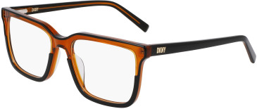 DKNY DK5071 glasses in Double Black/Brown