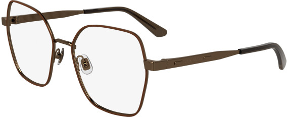 Calvin Klein CK24112 glasses in Amber Gold/Nude