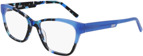 DKNY DK5072 glasses in Sapphire Tortoise/Milky Blue