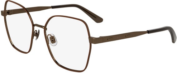 Calvin Klein CK24112 glasses in Amber Gold/Nude