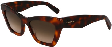 FERRAGAMO SF929SN glasses in Brown Tortoise