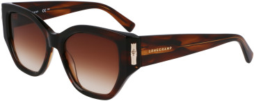 Longchamp LO764S sunglasses in Striped Brown
