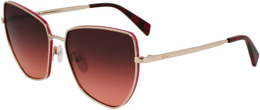 Liu Jo LJ159S sunglasses in Rose Gold
