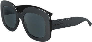 Karl Lagerfeld KL6165S sunglasses in Mirror Dark Silver