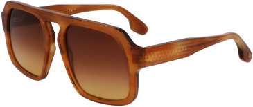 Victoria Beckham VB674S sunglasses in Honey Brown Horn