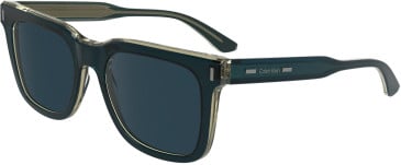 Calvin Klein CK24536S sunglasses in Petrol/Smoke