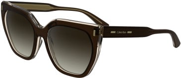 Calvin Klein CK24535S sunglasses in Brown/Light Brown