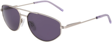 DKNY DK117S sunglasses in Satin Silver/Kiwi