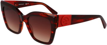 Longchamp LO762S sunglasses in Striped Red
