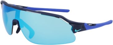 Nike FLYFREE SHIELD P EV24035 sunglasses in Polar Blue Mirror