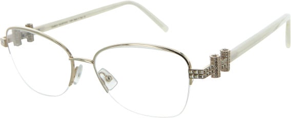 Dario Martini DM787 glasses in Gold/Ivory