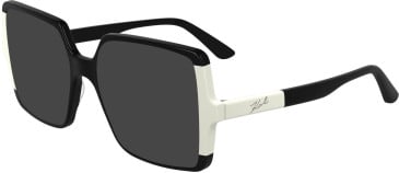 Karl Lagerfeld KL6169 sunglasses in Black/White