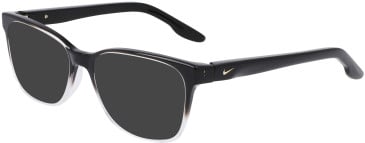 Nike NIKE 7177 sunglasses in Black/Clear Gradient