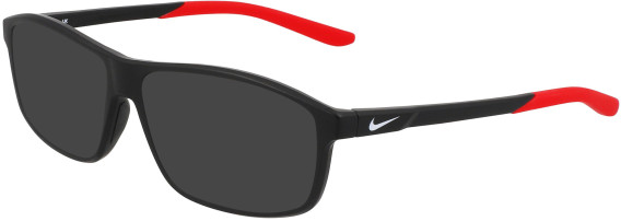 Nike NIKE 7291 sunglasses in Matte Black/University Red