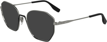 Karl Lagerfeld KL356 sunglasses in Black/Silver