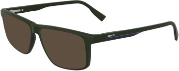 Lacoste L2959 sunglasses in Matte Green